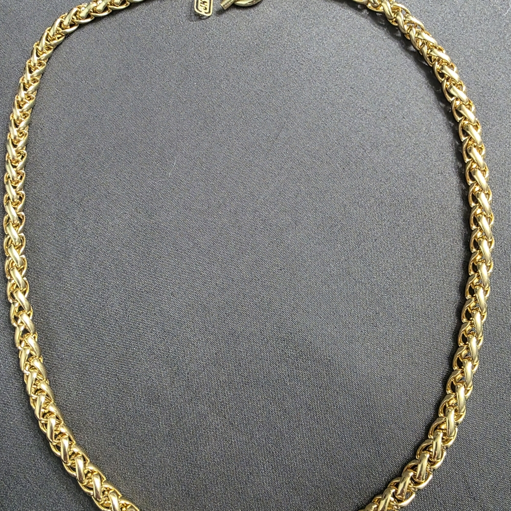Jones New York - Gold Tone - Braided Chain Necklace - Item 444